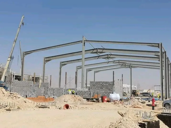 هناجر دبل ثري حديد معزول الرياض