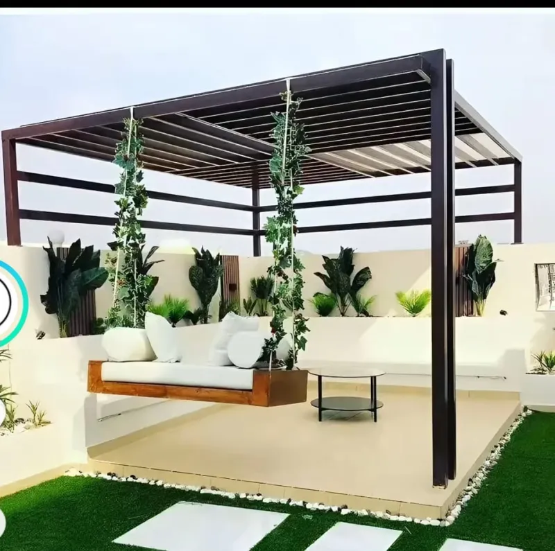 تركيب مظلات حدائق وجلسات خارجية بالرياض